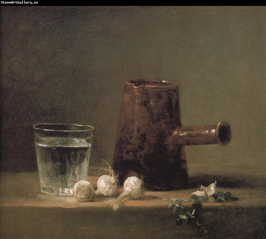Jean Baptiste Simeon Chardin Water glass coffee pot